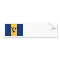 Barbados Flag bumper stickers by Vexillophile Barbados Flag bumper stickers