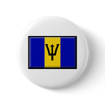 Barbados Flag Button