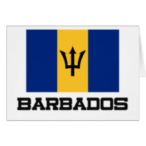 Barbados Flag Cards