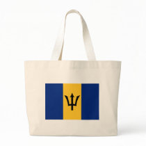 Barbados Flag Design Tote Bag