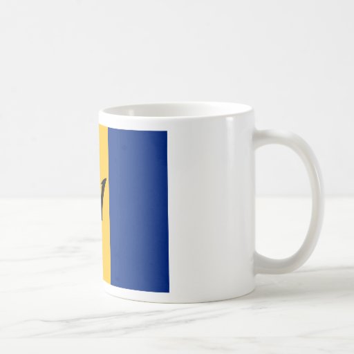 Barbados Flag Design Coffee Mugs