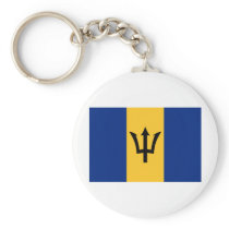 Barbados Flag Design Key Chains