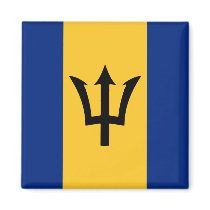 Barbados Flag Design Magnet