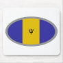 Barbados flag design! mousepads