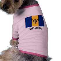 Barbados Flag pet clothing by flagshirt Barbados Flag pet clothing