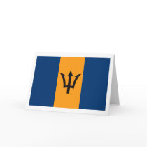 Barbados Flag Greeting Card