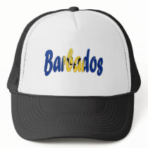 Barbados Flag Mesh Hats