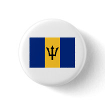 Barbados FLAG International Button