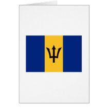 Barbados FLAG International Greeting Cards