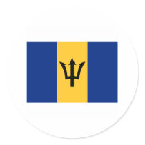Barbados FLAG International Stickers