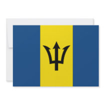 Barbados Flag invitations by flagshirts Barbados Flag invitations