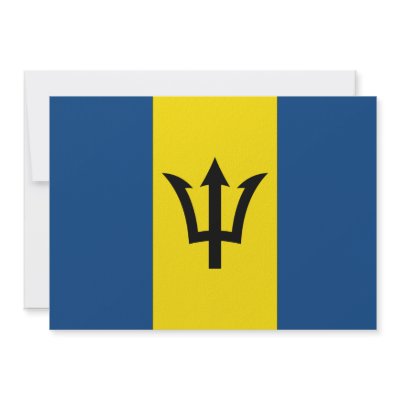 Barbados Flag Custom Invite by flagshirts