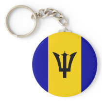 Barbados Flag Key Chains