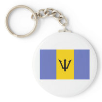 Barbados Flag Key Chains