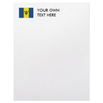 Barbados Flag letterhead by flagshirts Barbados Flag letterhead