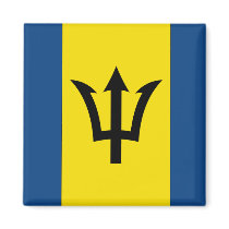 Barbados Flag Magnet