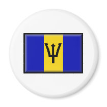 Barbados Flag Magnet