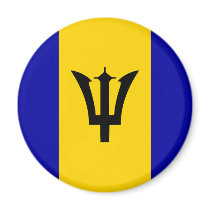 Barbados Flag Magnets