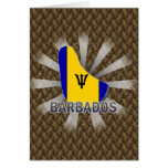 Barbados Flag Map 2.0 Cards