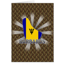 Barbados Flag Map 2.0 Cards