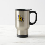 Barbados Flag Map 2.0 Coffee Mug