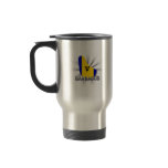 Barbados Flag Map 2.0 Coffee Mug