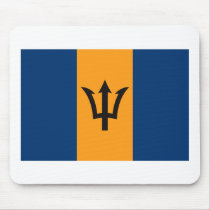 Barbados Flag Mousepad