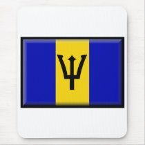 Barbados Flag Mouse Pads
