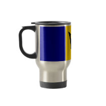 Barbados Flag Coffee Mugs