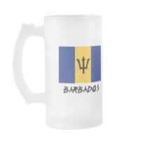 Barbados Flag Coffee Mugs
