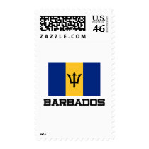 Barbados Flag postage by tshirtshirts Barbados Flag postage