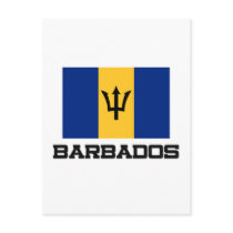 Barbados Flag Post Cards