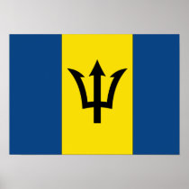 Barbados Flag Print