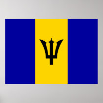 Barbados Flag Posters