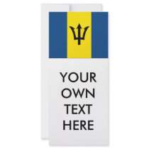 Barbados Flag rack cards by flagshirts Barbados Flag rack cards