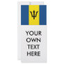 Barbados Flag Rack Card Design