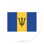 Barbados Flag Sticker