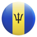 Barbados Flag Sticker