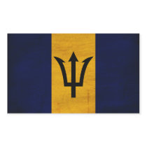 Barbados Flag Stickers