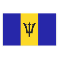 Barbados flag sticker