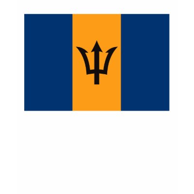 Barbados Flag T-shirt by FlagTshirts