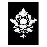 BARBADOS in White on Black Business Card