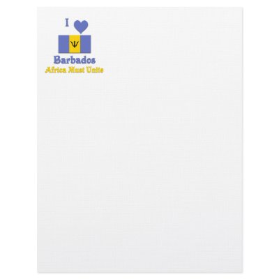 Barbados Letterhead Template by AfricanPersonality