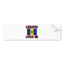 Barbados Loves Me bumper stickers by flagshirt Barbados Loves Me bumper stickers