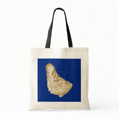 Barbados Map Bag by FlagAndMap