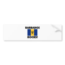 Barbados Rocks bumper stickers by flagshirt Barbados Rocks bumper stickers