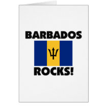 Barbados Rocks Greeting Card