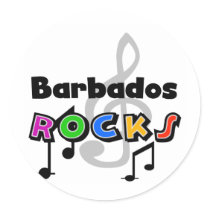 Barbados Rocks Stickers