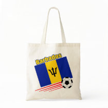 Barbados Soccer Team Canvas Bags