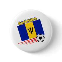 Barbados Soccer Team Buttons